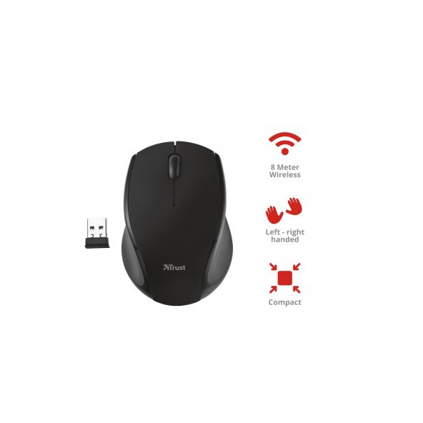 Trust Oni Micro 21048 Kablosuz Siyah Mouse