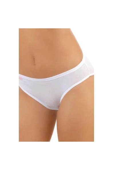 Aydoğan Kadın Likralı Bikini Külot 0181-12 Adet  Ten 3XL - Resim 5