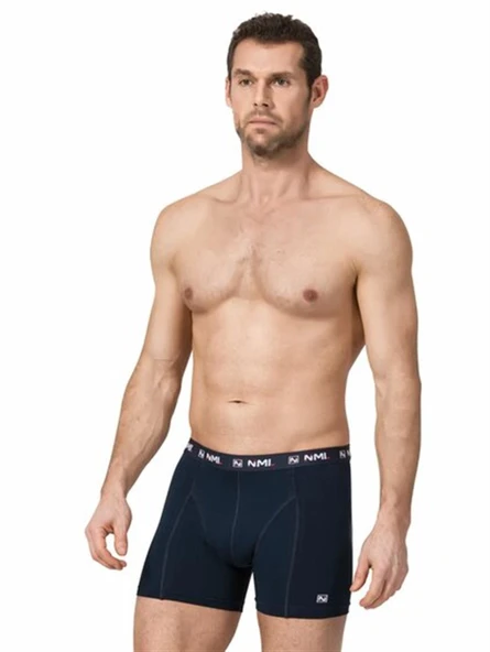 Namaldi Erkek Pamuk'lu Likralı Boxer 1135 - 6 Adet  Beyaz 2XL - Resim 6