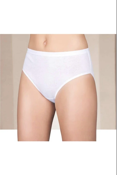 Berrak Kadın Ribana Biyeli Bato Külot 2064 - 6 Adet  Siyah 2XL - Resim 3