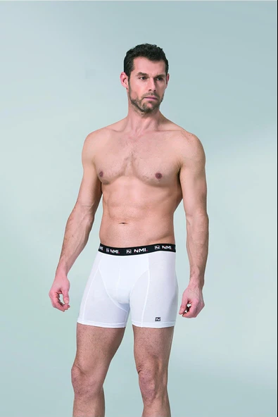 Namaldi Erkek Pamuk'lu Likralı Boxer 1135 - 6 Adet  Siyah M - Resim 5