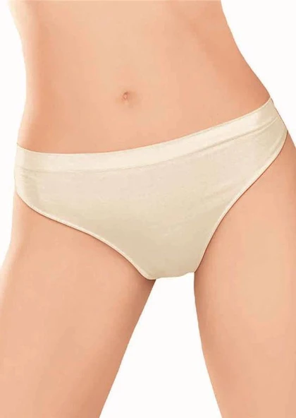 3’Lü Elite Life Bayan Dikişsiz Slip 810  Beyaz L - XL - Resim 2