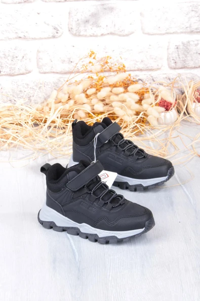 Fort Cool Doruk Siyah Rahat Kaymaz Taban Erkek Çocuk Bot ürün görseli