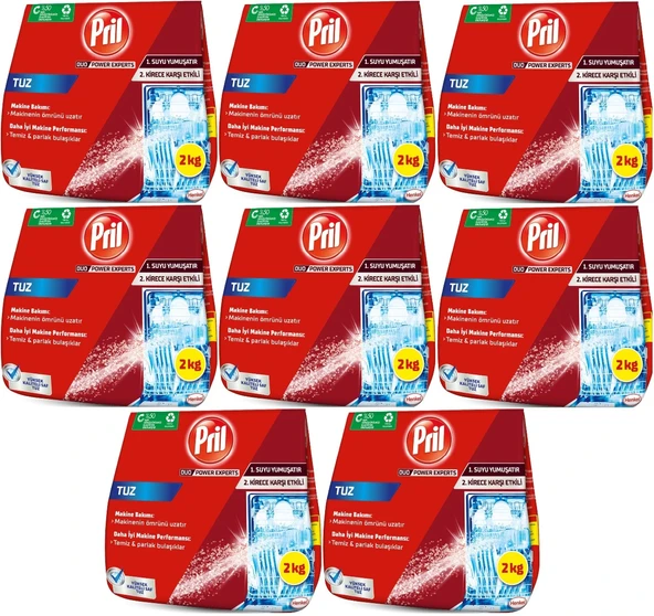 Pril Bulaşık Makinesi Tuzu 16KG (8PK*2KG)