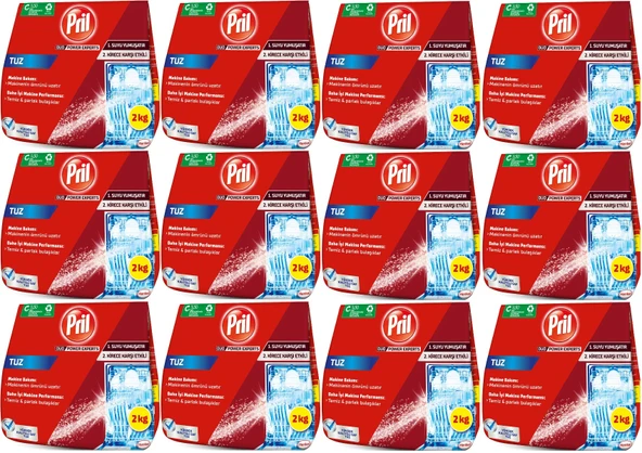 Pril Bulaşık Makinesi Tuzu 24KG (12PK*2KG)