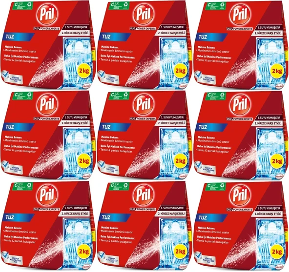 Pril Bulaşık Makinesi Tuzu 18KG (9PK*2KG)