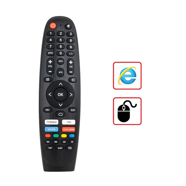WEKO KL DİJİTSU EXPLORER-MOUSE TUŞLU SES KOMUTSUZ LCD LED TV SİHİRLİ KUMANDA  (21820=19808)