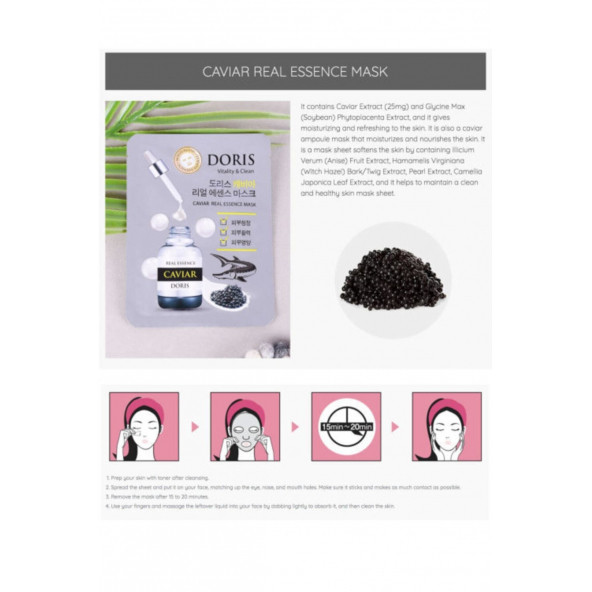 Jigott 10'lu Fırsat Paketi - Lüks Kore Maske Seti (collagen, Hyaluronic Acid, Caviar, Honey, Calamansi) - 4