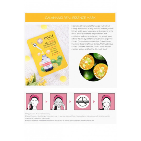 Jigott 10'lu Fırsat Paketi - Lüks Kore Maske Seti (collagen, Hyaluronic Acid, Caviar, Honey, Calamansi) - 6