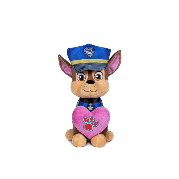 760022981 PAW Patrol - Chase - Love Serisi 20 cm Peluş