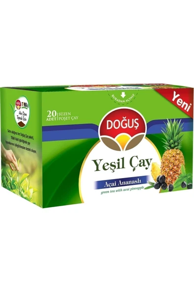 Doğuş Yeşil Çay Açai-Ananaslı 12 li
