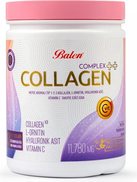 Balen Collagen Complex ++ Meyve Aromalı Tip 1,2,3 Kolajen