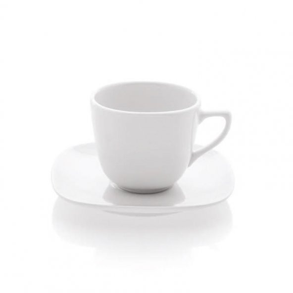 Güral Porselen Kahve Fincanı Tabaklı 1 Adet MMZ02KT