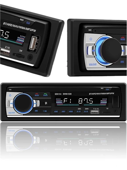 Maxessa M520 Oto Teyp 4X55W Bluetooth 2xusb Sd Aux + 2 YIL GARANTİLİ - 5