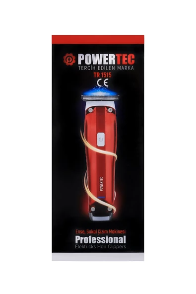 Powertec TR-1515 Lazer-Epilasyon Öncesi Tüm Vücut Tıraş Makinesi Sakal-Ense-Vücut - Resim 2