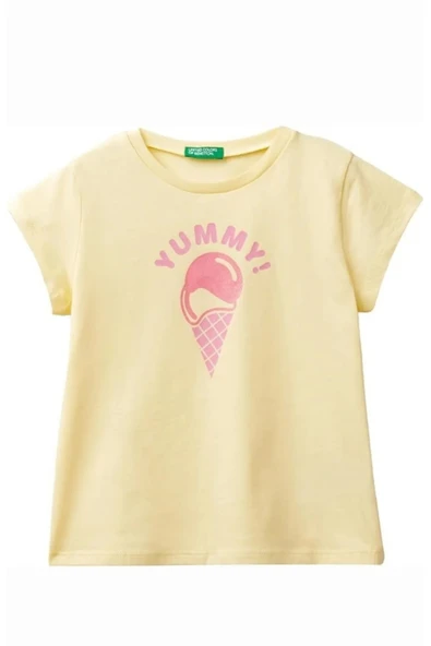 Unıted Colors Of Benetton Kız Bebek Tshirt 3I1XG10EG