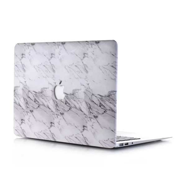 Macbook Air M1 Kılıf 13 inç F.Marble (TouchID'li M1 Air) A2337 A2179 A1932 ile Uyumlu - 2