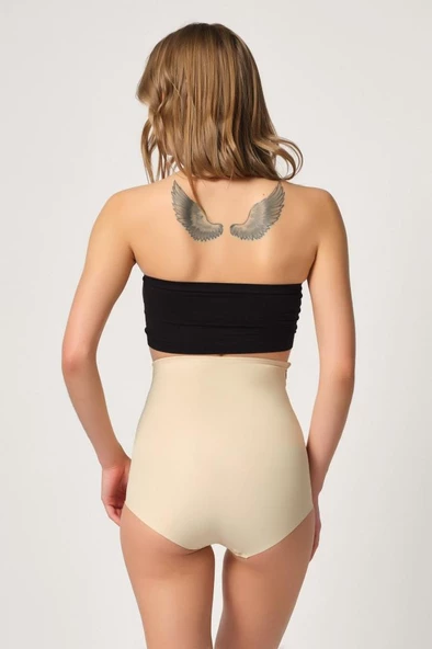 Emay 2842 Bayan Yüksek Bel Lazer Kesim Slip Korse - 6