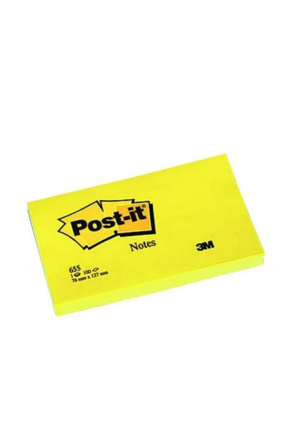 Post-it Yapışkanlı Not Kağıdı 100 YP 76x127 MM Sarı