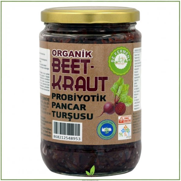 Beferment Organik Beetkraut Pancar Turşusu 660 gr - 1