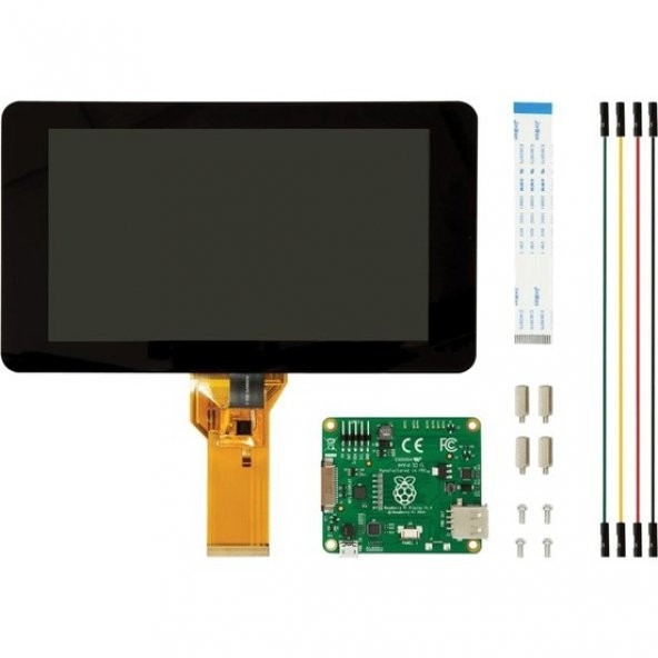 Raspberry Pi 7 " inch Dokunmatik Ekran Lisanslı Orjinal - 1