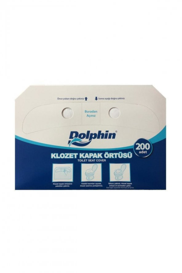Dolphin Kağıt Klozet Kapak Örtüsü