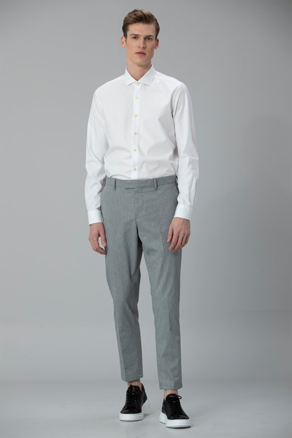 Lufian Wander Smart Gömlek Slim Fit Beyaz