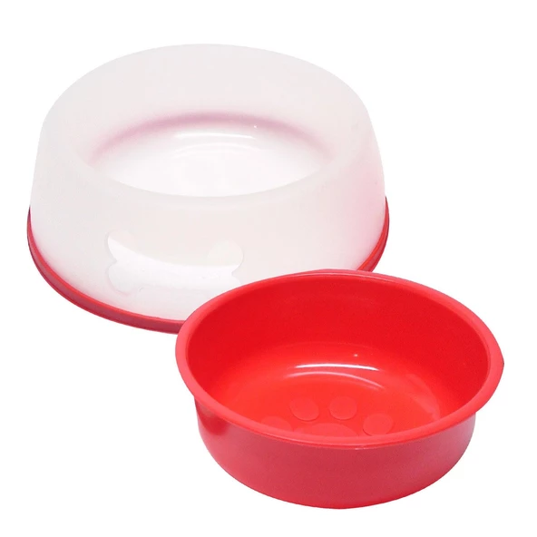 Soleil Plastik Kedi Köpek Mama Kabı Büyük 16.5cm - 5