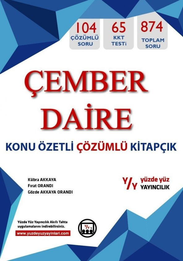 YÜZDEYÜZ YAYINLARI ÇEMBER - DAİRE
