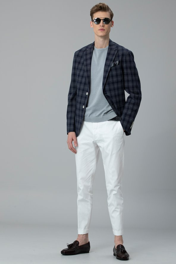 Lufian Termo Spor Blazer Ceket Slim Fit Lacivert - 2