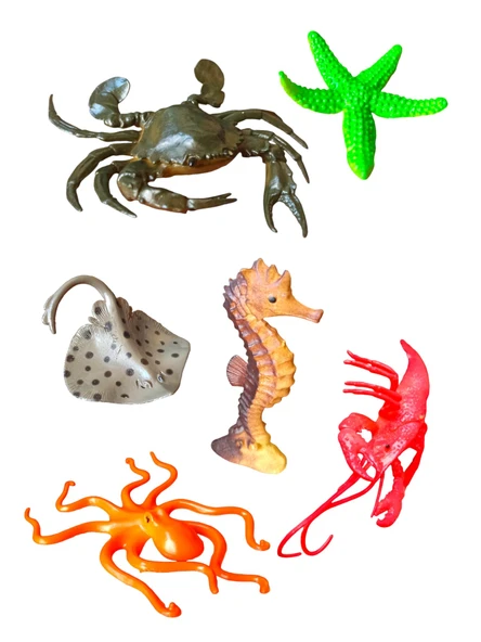 Minik Eller İçin Büyük Eğlence: 10'lu Deniz Hayvanları Seti - 3