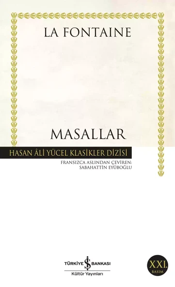 İş Bankası Kültür Yayınları Masallar - La Fontaine