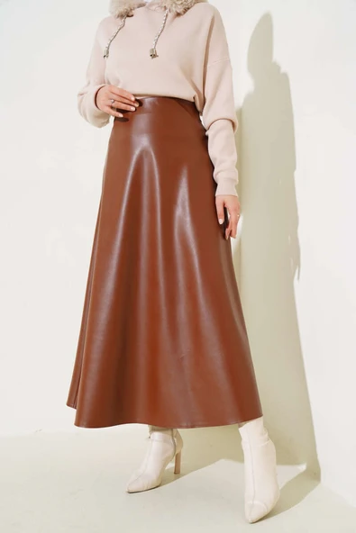 Deri Mevlana Etek Taba - Resim 2