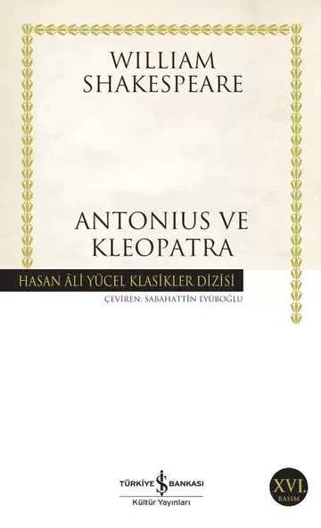 İş Bankası Kültür Yayınları Antonius ve Kleopatra - William Shakespeare