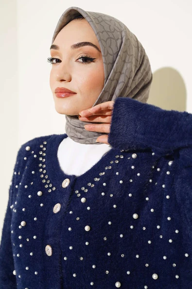 Çiçek Motif Desen Yazma Eşarp Sirke