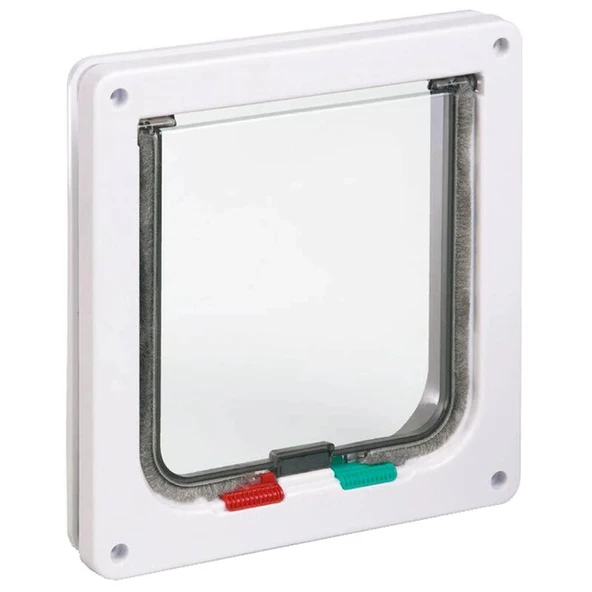 4 Yönlü Kilitlenebilir Yavru Köpek ve Kedi Kapısı 23x25 cm - Resim 2