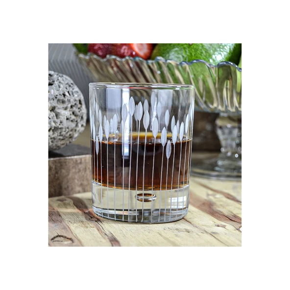 DECOCIA Bubble 6lı Viski Bardağı 240cc Vega Desenli - Resim 2