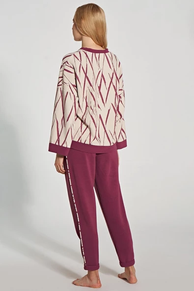 Feyza Kadın Uzun Kol Pijama Takım 5112 - Resim 3