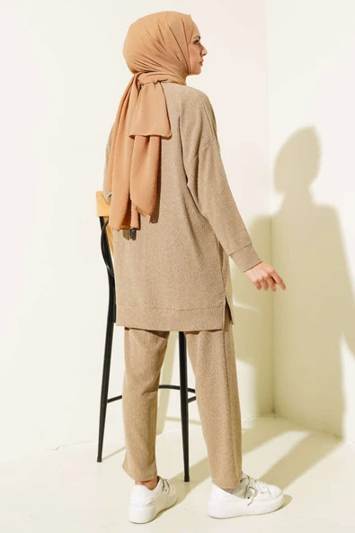 Bürümcük Basic Tunik İkili Takım Camel - 3