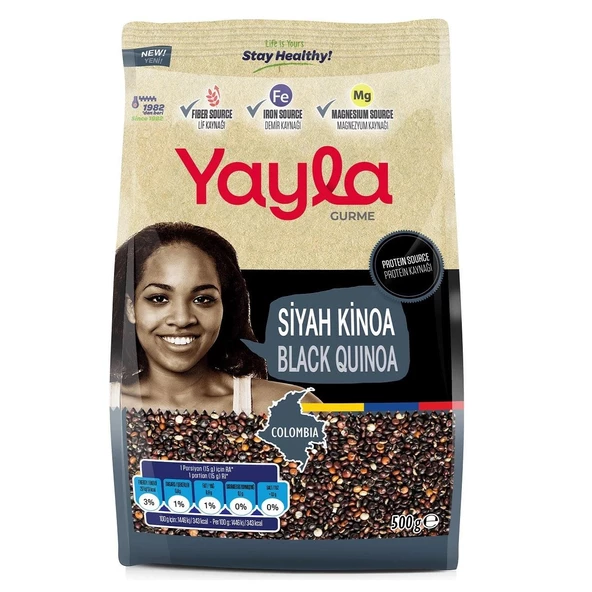 Yayla Gurme Siyah Kinoa 500 gr x 4 Adet - 2