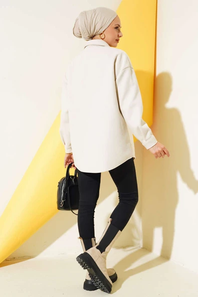 Metal Çıtçıtlı Ceket Taş - Resim 3