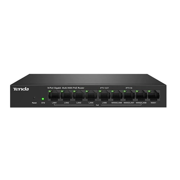 TENDA 8port G0-8G-PoE GIGABIT VPN ROUTER ürün görseli