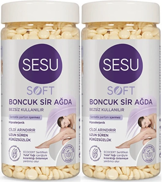 Sesu Boncuk Sir Ağda 250GR Soft (2 Li Set)