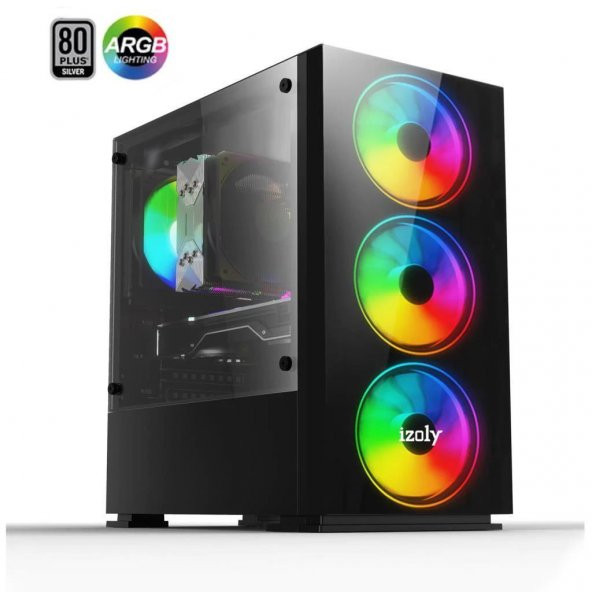 İzoly Dora R5 2600 8GB 256SSD+500GB 4GB RX550 24"Oyun Bilgisayarı - 2