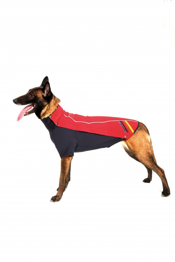 Doxy Büyük Irk Slim Fit Fermuarlı Köpek Montu  mavi 40 Cm - 3
