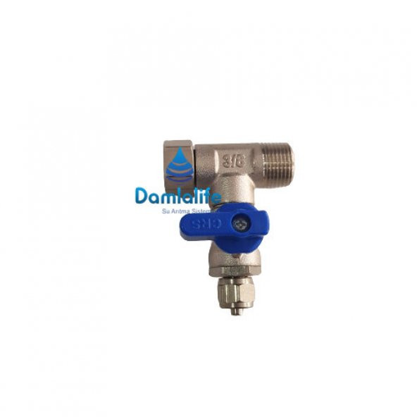 Su Arıtma Cihazı 3/8 Combo Bağlantı Aparatı1/4 Mini küresel  Vana Montaj - 2