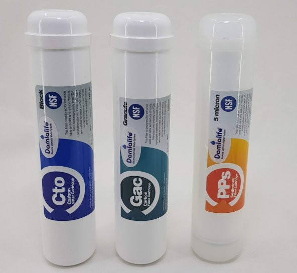 12" Kapalı Kasa 3 Lü Su Arıtma Filtre Seti - Resim 3