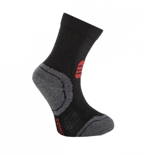 Thermoform Running Çocuk Çorap Siyah
