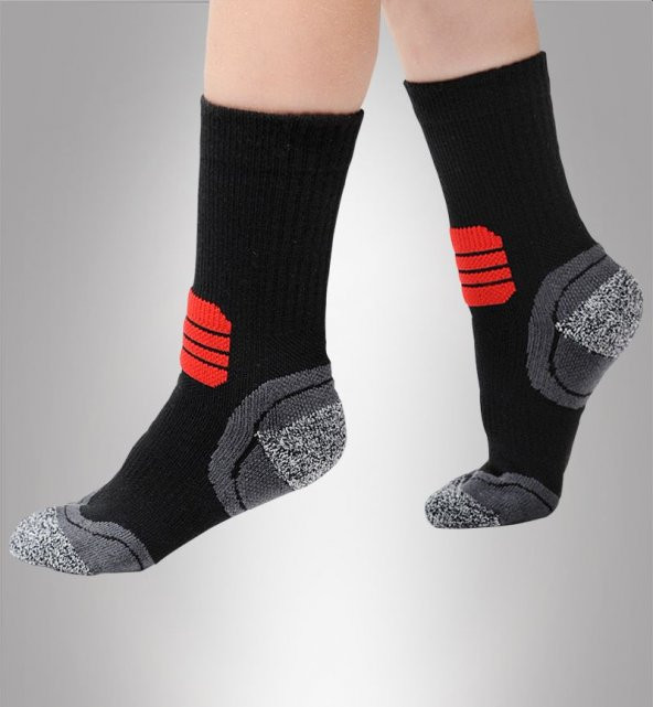 Thermoform Running Çocuk Çorap Siyah - 5