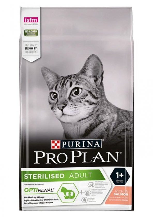 Pro Plan Adult Sterilised Cat Salmon Somonlu Kısırlaştırılmış Kedi Maması 10 Kg